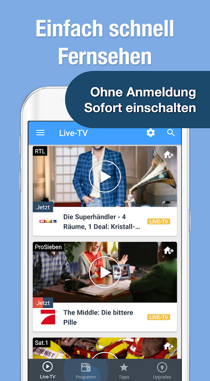 TV.de Live TV Streaming - 6.23.0 - (Android)