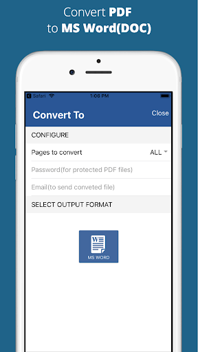 Aadhi PDF to Word Converter Pr Screen 2