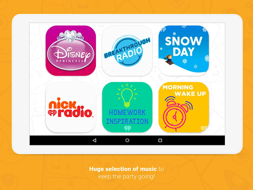 Screenshot of iHeartRadio Family