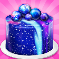 Galaxy Cake – Space Sweet Desserts
