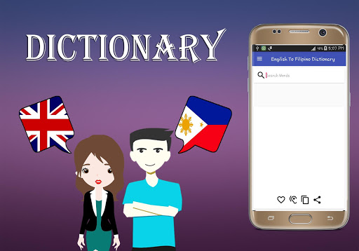 Android application English To Filipino Dictionary screenshort