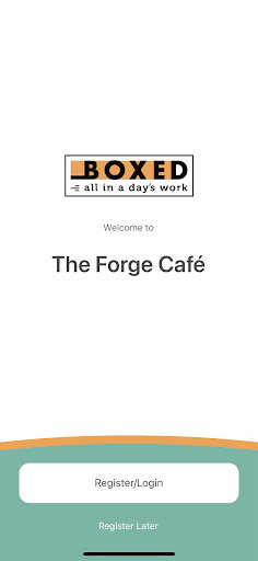 Android application The Forge Café screenshort