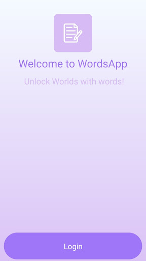 WordsApp Screen 2