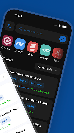 DevITjobs.uk - UK Tech jobs Screen 2