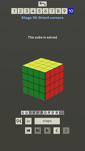 Simple Cube Solver Screen 2