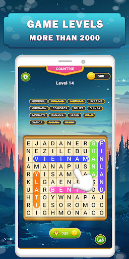 Word Search Game: Offline Screen 3