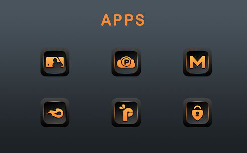 Paquete de iconos Orange Dude APK (parcheado) 1