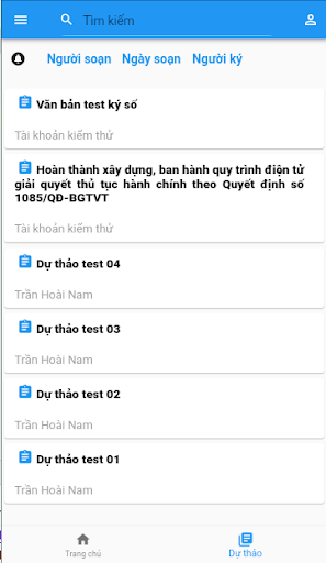 QLVB Bộ Tư Pháp Screen 2