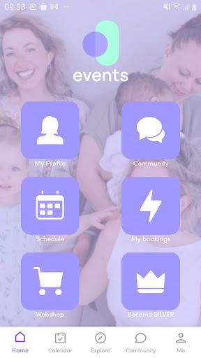 Android application Nina Events & Community screenshort