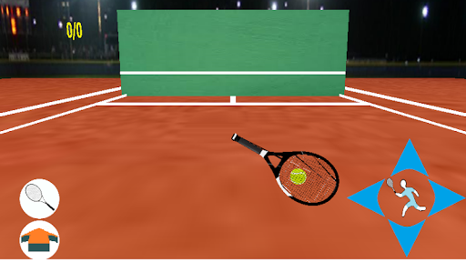 Tennis with 3D Simulation