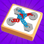 Twisted Chain Tangle Knots 3d