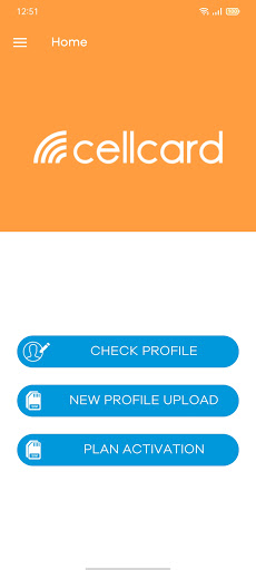 Cellcard Dealer Application Screen 3