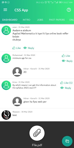 Android application CSS Prep Pakistan screenshort