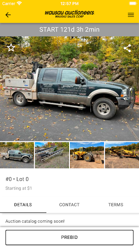 Wausau Auctioneers Screen 3