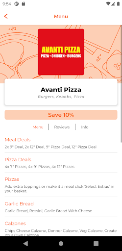 Avanti Pizza WN7 Screen 2
