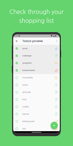 To Buy - Grocery Shopping List Screen 3