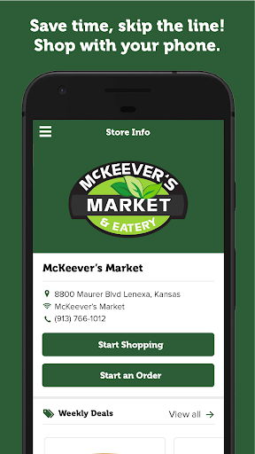 Android application McKeever's Mobile Checkout screenshort