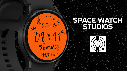 Happy Halloween Spiders Orange screenshot 5