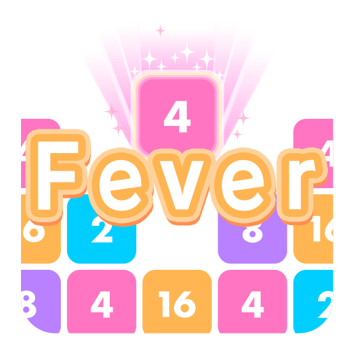 Number drops with 2048 puzzle logo