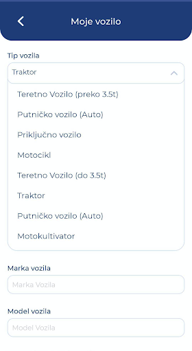 Registruj Auto Screen 3