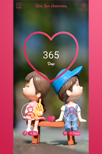 Android application Been Love Anniversary screenshort