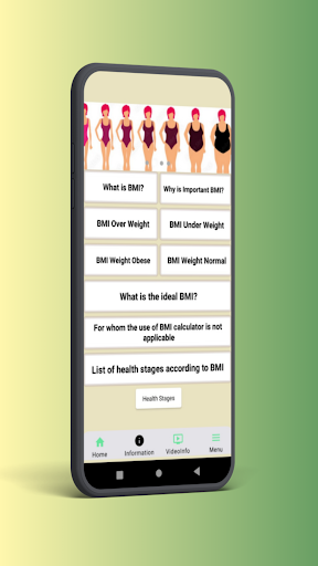 BMI Calculator-Body Mass Index Screen 2