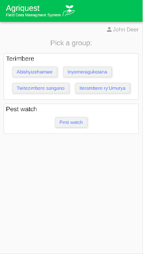 Android application Agriquest screenshort