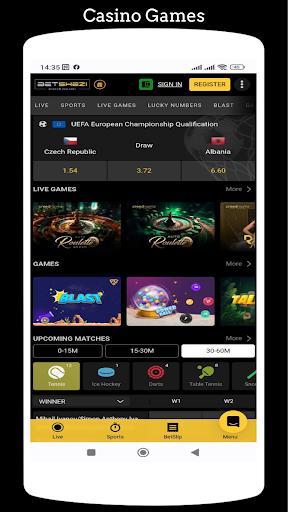 BetShezi App Screen 2