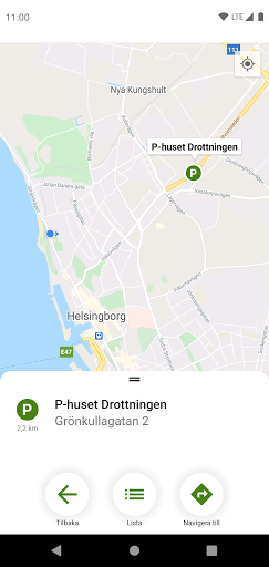 Helsingborgshem: Parkering Screen 3