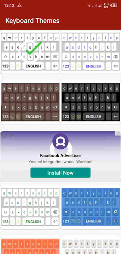 Thai keyboard Typing Keyboard Screen 2