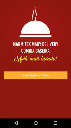 Android application Marmitex Mary Delivery screenshort