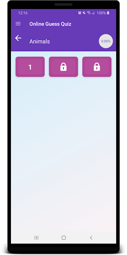 Guess Word, Image, Sound Quiz Screen 3