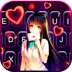 Cute Lovely Girl Keyboard Theme Apk