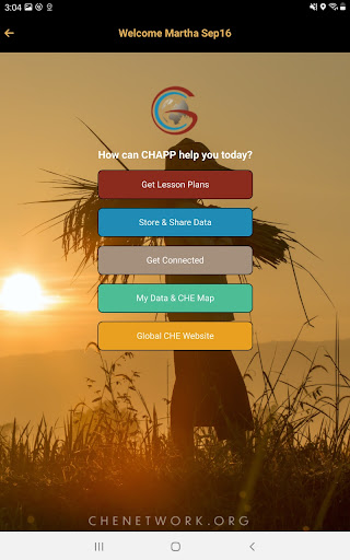 Global CHE Network v2 Screen 2