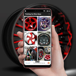 Captura de Pantalla 2 Painting Car Rims Ideas android