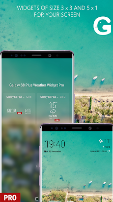 Weather Widget Galaxy S8 Pro S9 - Live Temperatureのおすすめ画像3
