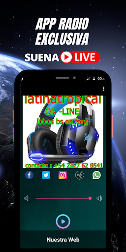 Android application Latina Tropical screenshort