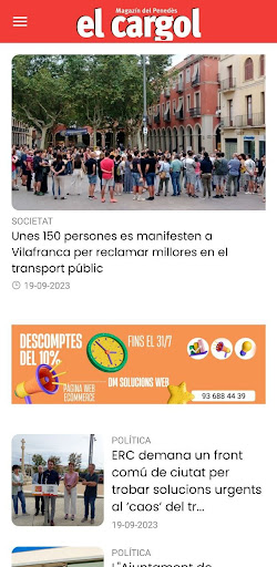 Android application El Cargol screenshort