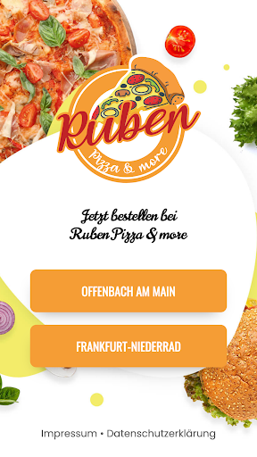 Android application Ruben Pizza & more screenshort