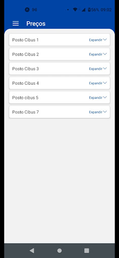 Android application Cibus Gestor screenshort