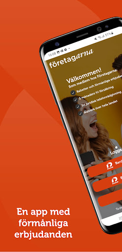 Android application Företagarna Förmåner screenshort