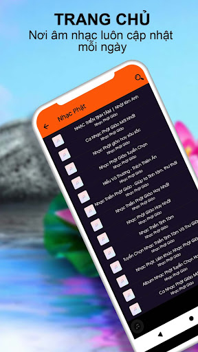 Android application Nhạc Thiền Phật Giáo screenshort