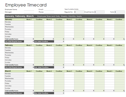Payroll Templates Excel Screen 2