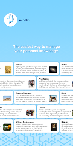 Screenshot of mindlib - My Mind Map Library