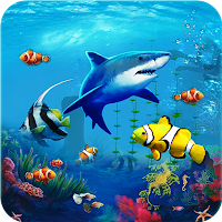 Aquarium koi Fish 3D Wallpaper