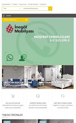 İnegöl Mobilya Bul