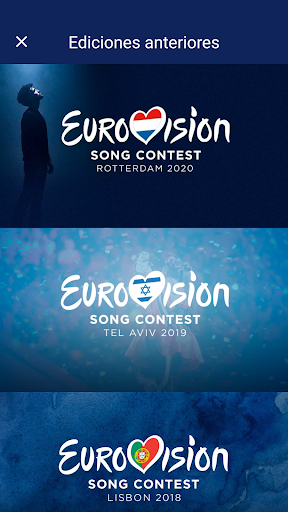 Screenshot of Eurovision - rtve.es