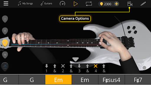 Screenshot of Guitar 3D - Basic Chords