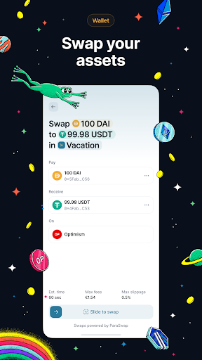 Screenshot of Status: Ethereum Crypto Wallet