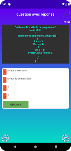 Quiz Programation Screen 3